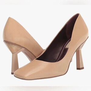 New Franco Sarto L-Finley Tan Leather Pumps Size 9